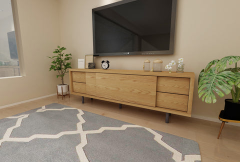 Continental Sliding Door TV Unit / Sideboard