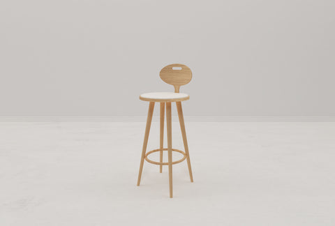 Hanm Tuan Oak Bar Chair