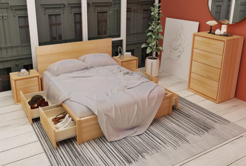 Norwish King Flexi-Slat Storage Bed Frame