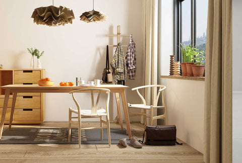 Hanm Folks Solid Oak Dining Table - Display