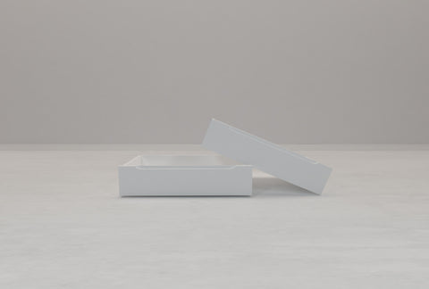Boston | Bow 2 x Underbed Storage Drawer in White (Pair)