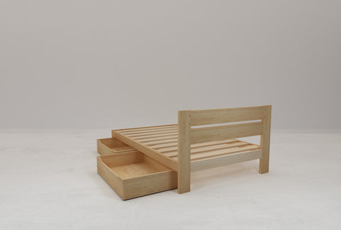 Roset King Single Slat Bed Frame With 2 x Storage Drawer