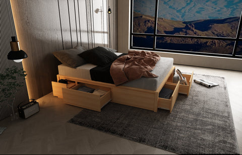Koeler | Kola Double Flexi-Slat Storage Bed Base
