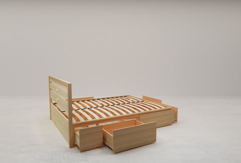 Koeler King Flexi-Slat Storage Bed Frame