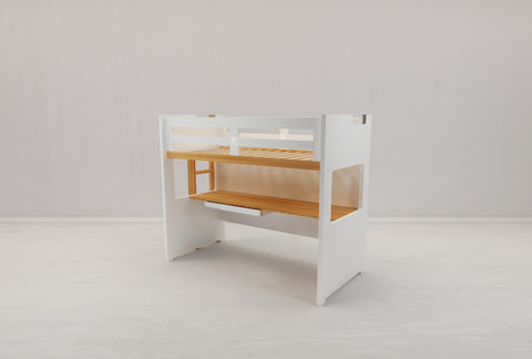 Vita Single Loft Bed Frame