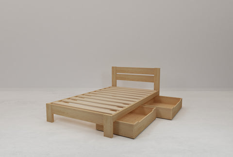 Roset King Single Slat Bed Frame With 2 x Storage Drawer