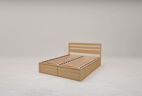 Koeler Queen Flexi-Slat Storage Bed Frame