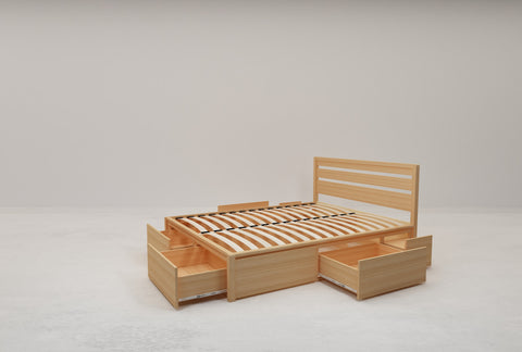 Koeler Queen Flexi-Slat Storage Bed Frame