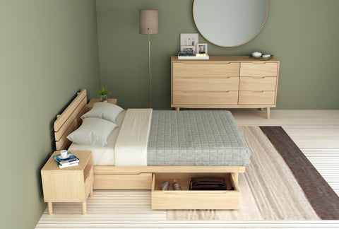 Boston Double Flexi-Slat Bed With 2 x Storage Drawer
