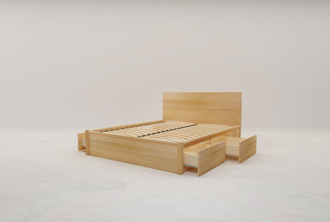 Norwish King Flexi-Slat Storage Bed Frame