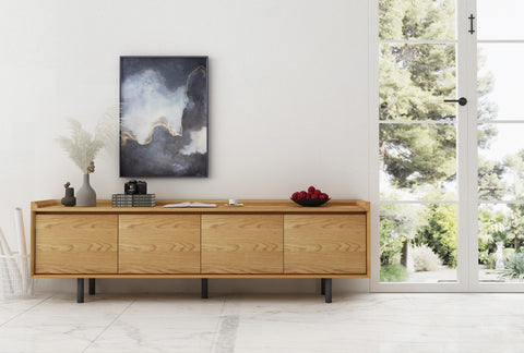 Peninsular 4 Door Tv Cabinet / Sideboard