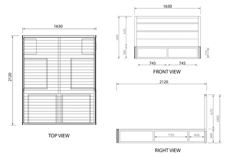 Koeler Queen Flexi-Slat Storage Bed Frame - Oakano Furniture