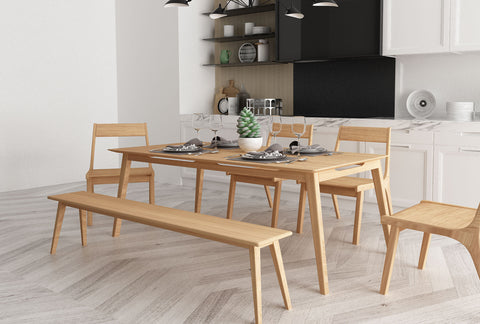 Hanm Folks Solid Oak Bench - Oakano Furniture