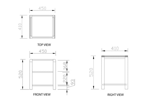 Koeler 1 Drawer Sidetable - Oakano Furniture