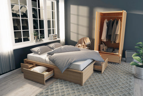 Koeler | Kola Queen Flexi-Slat Storage Bed Base