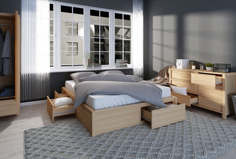 Koeler Storage Bed