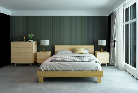 Norwish King Slat Bed Frame - Oakano Furniture